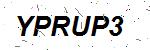 CAPTCHA verification image containing distorted text characters