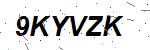 CAPTCHA verification image containing distorted text characters