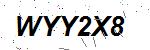 CAPTCHA verification image containing distorted text characters