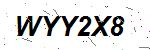 CAPTCHA verification image containing distorted text characters