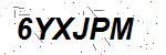 CAPTCHA verification image containing distorted text characters