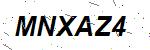 CAPTCHA verification image containing distorted text characters