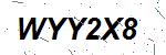 CAPTCHA verification image containing distorted text characters