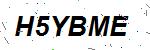 CAPTCHA verification image containing distorted text characters