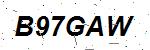 CAPTCHA verification image containing distorted text characters