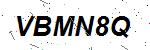 CAPTCHA verification image containing distorted text characters