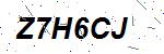 CAPTCHA verification image containing distorted text characters