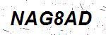 CAPTCHA verification image containing distorted text characters