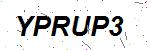 CAPTCHA verification image containing distorted text characters