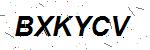 CAPTCHA verification image containing distorted text characters