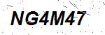 CAPTCHA verification image containing distorted text characters