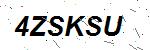 CAPTCHA verification image containing distorted text characters
