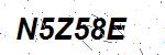 CAPTCHA verification image containing distorted text characters