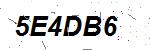 CAPTCHA verification image containing distorted text characters