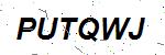CAPTCHA verification image containing distorted text characters