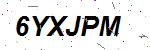 CAPTCHA verification image containing distorted text characters