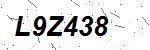 CAPTCHA verification image containing distorted text characters