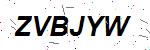 CAPTCHA verification image containing distorted text characters