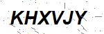 CAPTCHA verification image containing distorted text characters