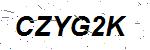 CAPTCHA verification image containing distorted text characters