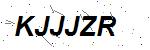CAPTCHA verification image containing distorted text characters