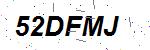 CAPTCHA verification image containing distorted text characters
