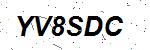CAPTCHA verification image containing distorted text characters