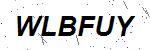 CAPTCHA verification image containing distorted text characters