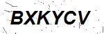 CAPTCHA verification image containing distorted text characters