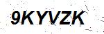 CAPTCHA verification image containing distorted text characters