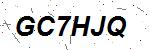 CAPTCHA verification image containing distorted text characters