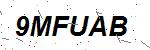 CAPTCHA verification image containing distorted text characters
