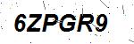 CAPTCHA verification image containing distorted text characters