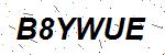 CAPTCHA verification image containing distorted text characters