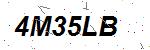 CAPTCHA verification image containing distorted text characters