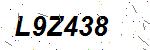 CAPTCHA verification image containing distorted text characters