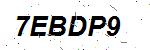 CAPTCHA verification image containing distorted text characters