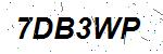 CAPTCHA verification image containing distorted text characters