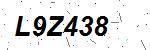 CAPTCHA verification image containing distorted text characters