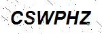 CAPTCHA verification image containing distorted text characters
