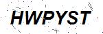 CAPTCHA verification image containing distorted text characters