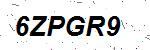 CAPTCHA verification image containing distorted text characters