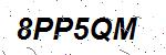 CAPTCHA verification image containing distorted text characters