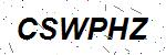 CAPTCHA verification image containing distorted text characters