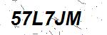 CAPTCHA verification image containing distorted text characters