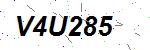 CAPTCHA verification image containing distorted text characters