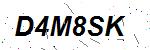 CAPTCHA verification image containing distorted text characters