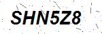 CAPTCHA verification image containing distorted text characters