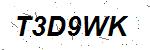 CAPTCHA verification image containing distorted text characters