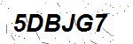 CAPTCHA verification image containing distorted text characters